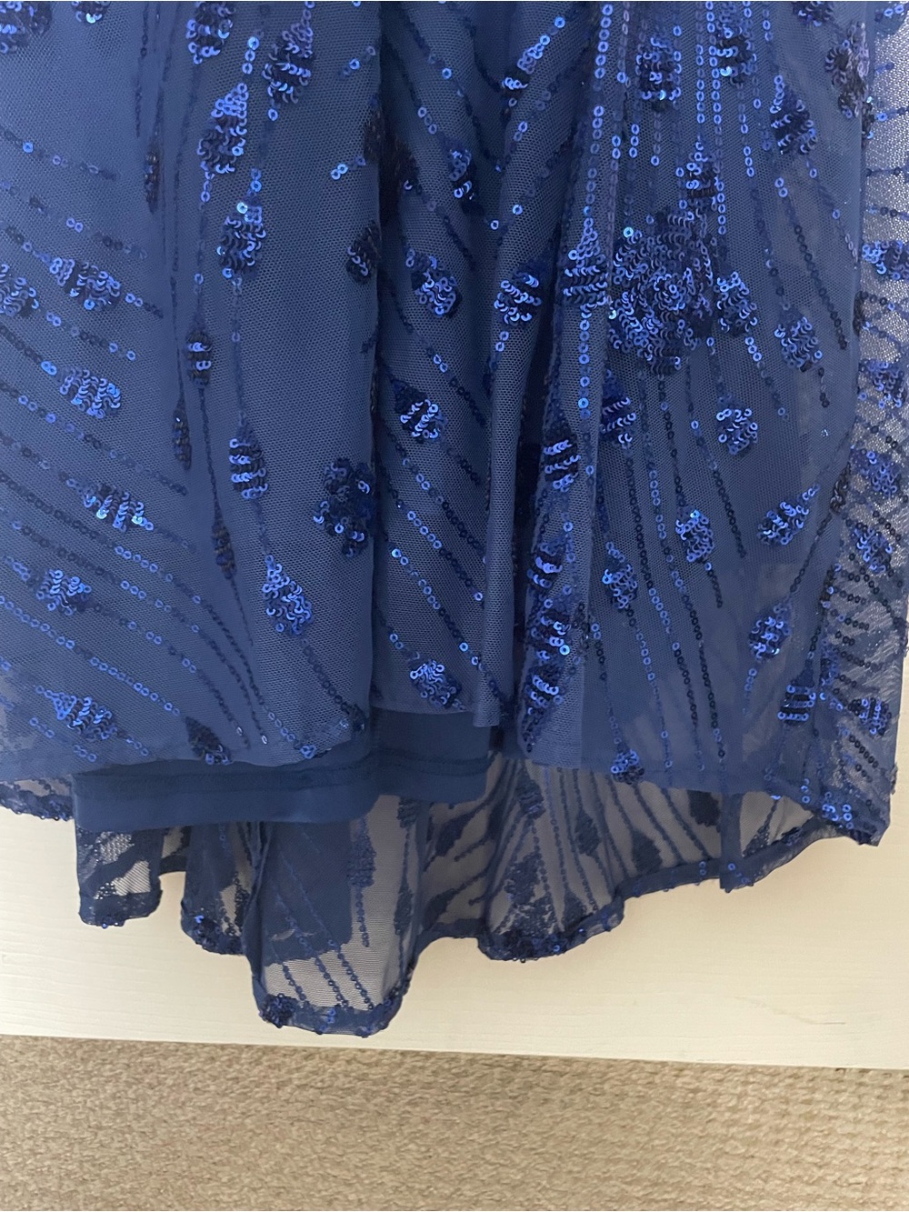 Lulu's Royal Blue Sequin Evening Dress - Picture 3 of 5